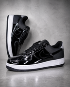 NK® Air Force 1 Low Patent Leather "Black/White"