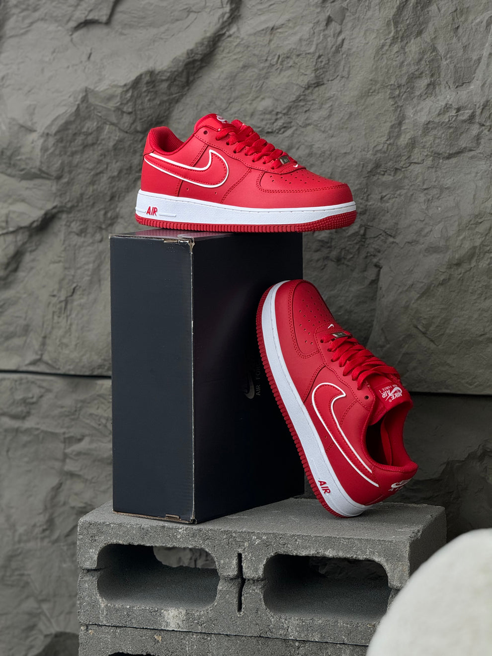 NK® Air Force 1 Low "University Red/White"