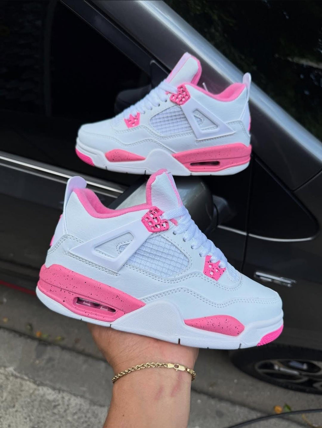 JRDN® Air Jrdn 4 Retro "White/Pink"