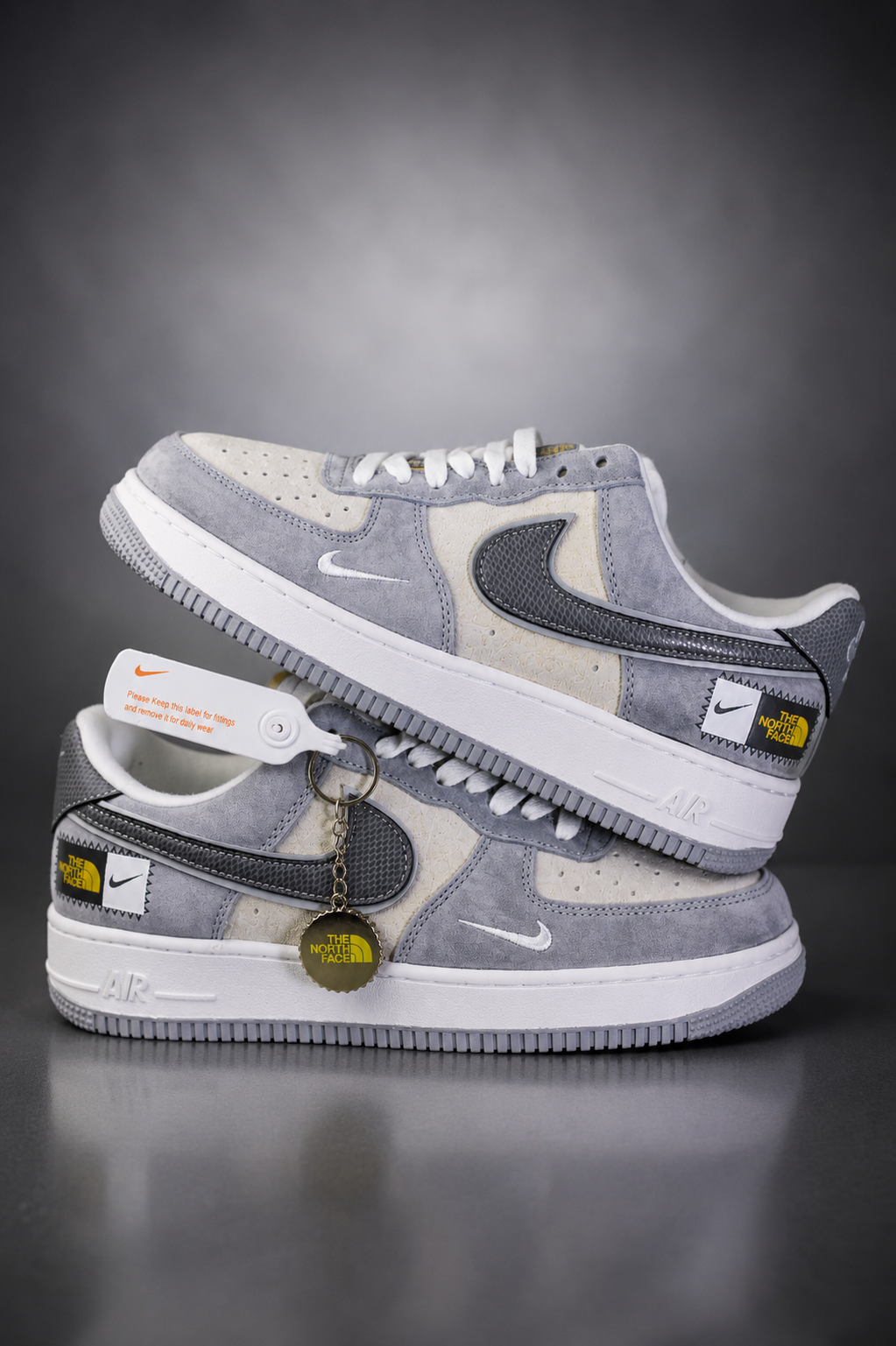 NK® Air Force 1 Low x The North Face "Phantom/Lilac Grey"