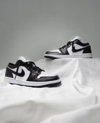 NK® Air Jrdn 1 Low "Black/White"