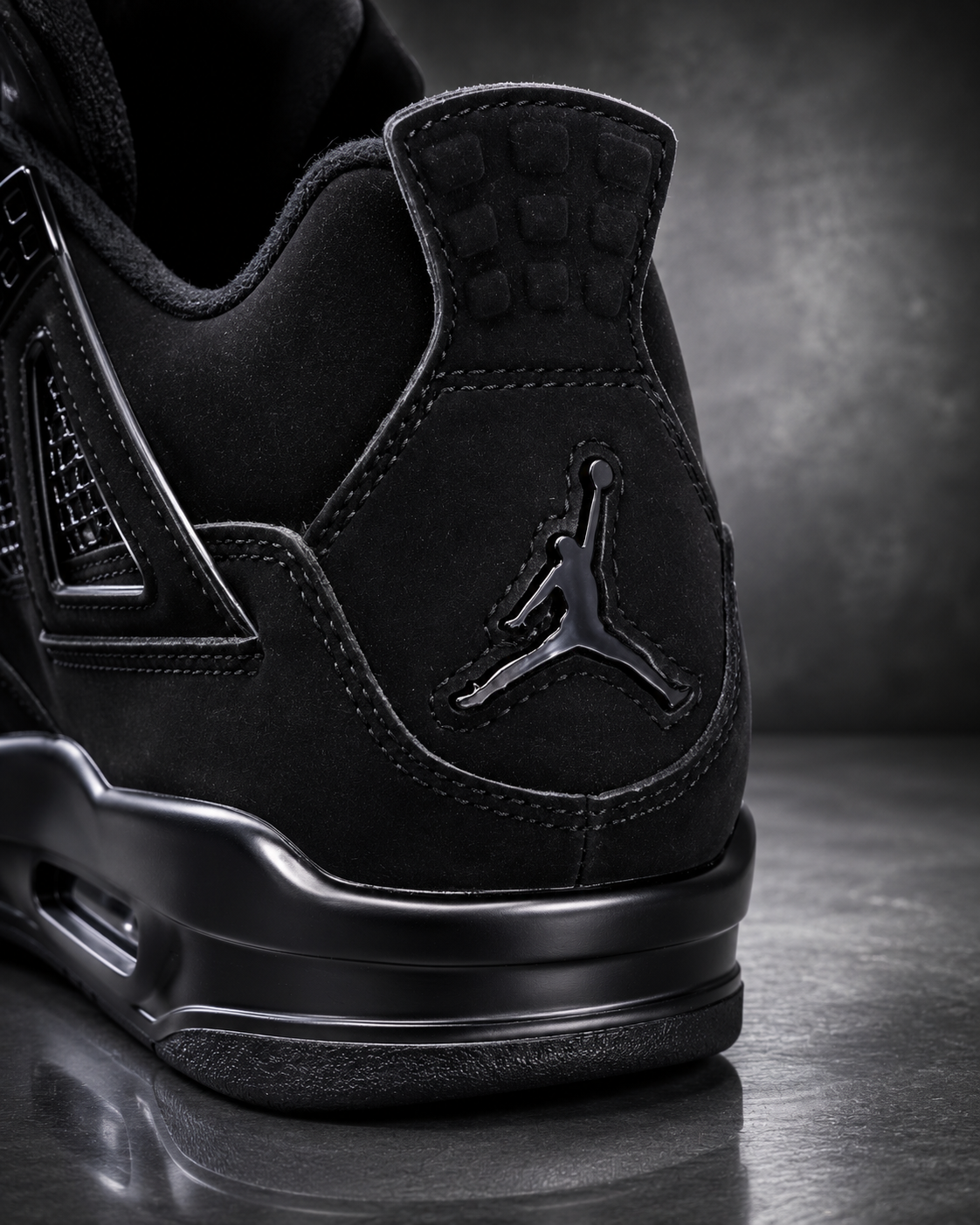 NK® Air Jrdn 4 Retro "Black Cat"