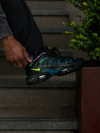 NK® Air Max Plus TN "Black/Neon Green/Teal"