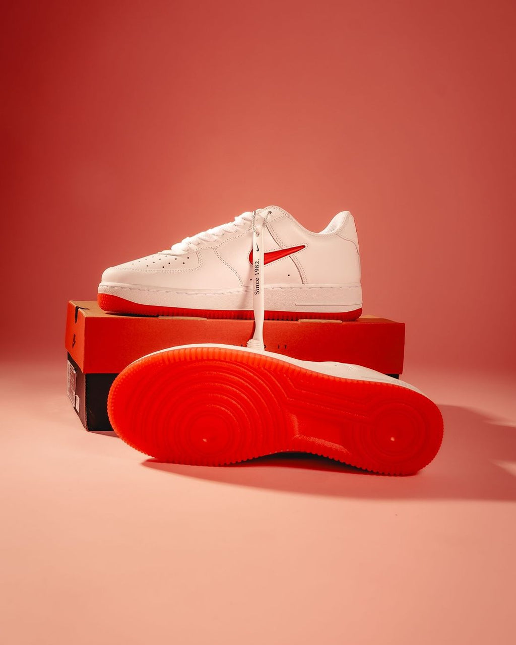 NK® AirForce 1 Low Color of the Month RED