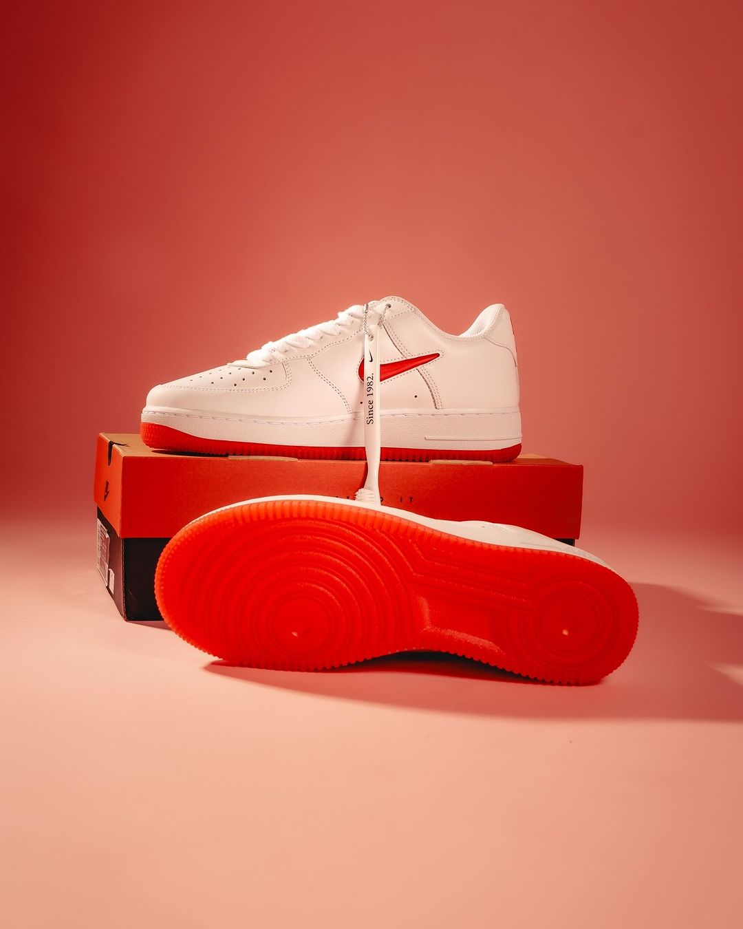 NK® AirForce 1 Low Color of the Month RED