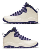 NK® Air JRDN 10 Retro "Dark Iris" "Summit White/Dark Iris-Black"