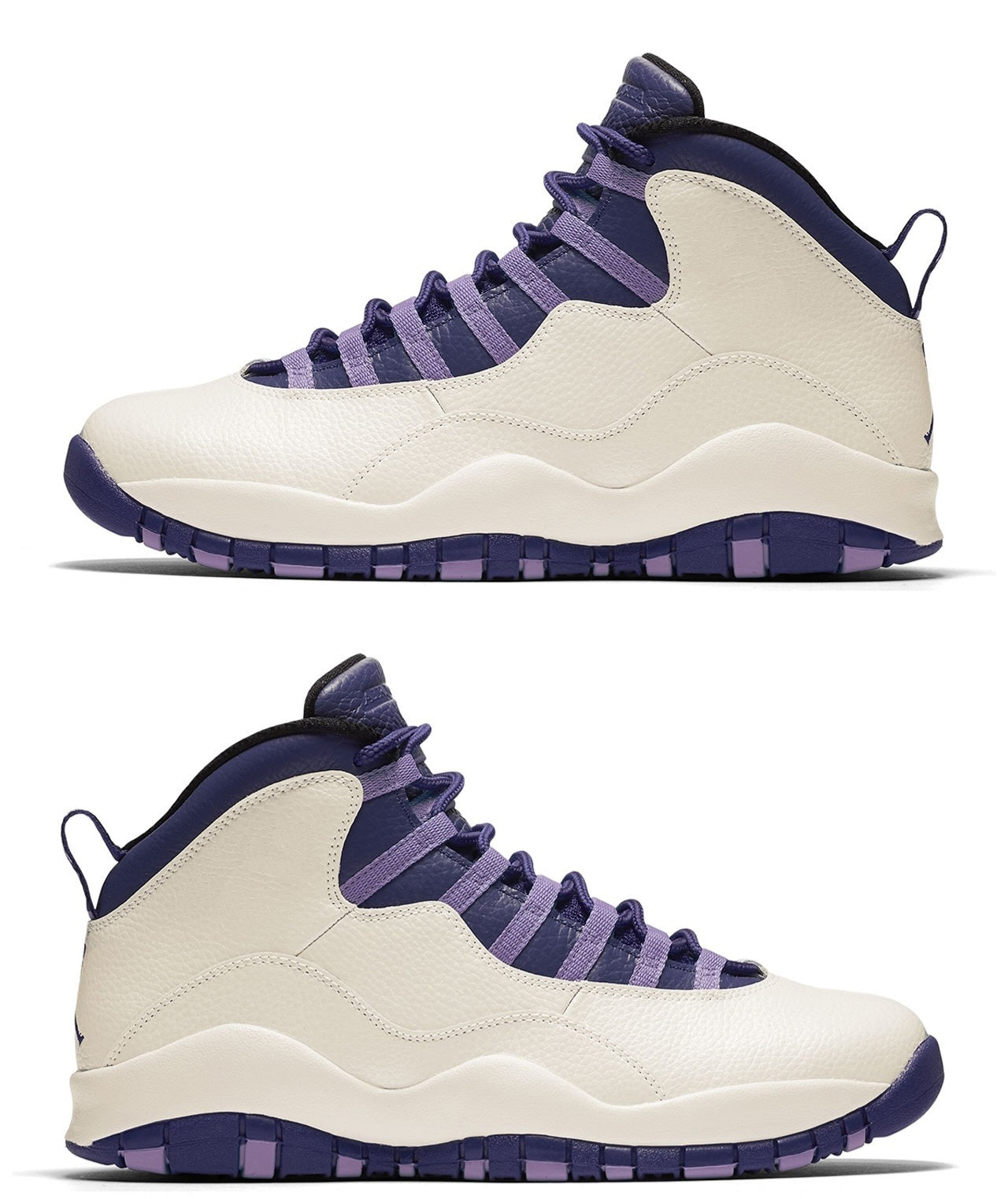 NK® Air JRDN 10 Retro "Dark Iris" "Summit White/Dark Iris-Black"