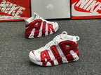 NK® Air More Uptempo "White/University Red"