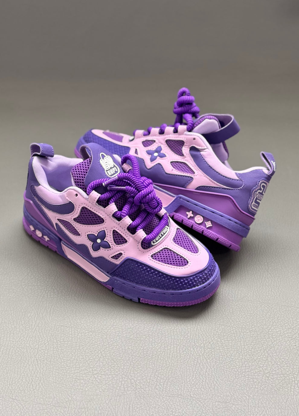 LV® Trainer Sneaker "Purple/Pink"
