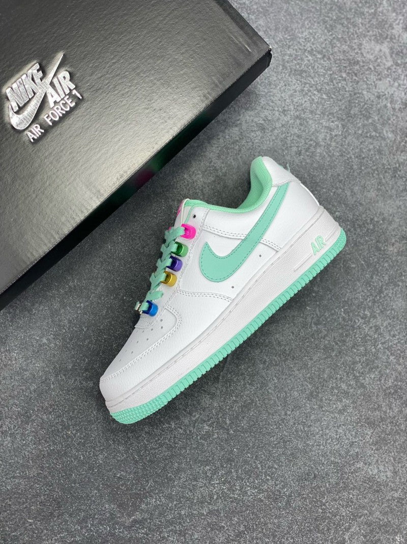 NK® Air Force 1 Low "White/Mint Rainbow"