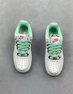 NK® Air Force 1 Low "White/Mint Rainbow"