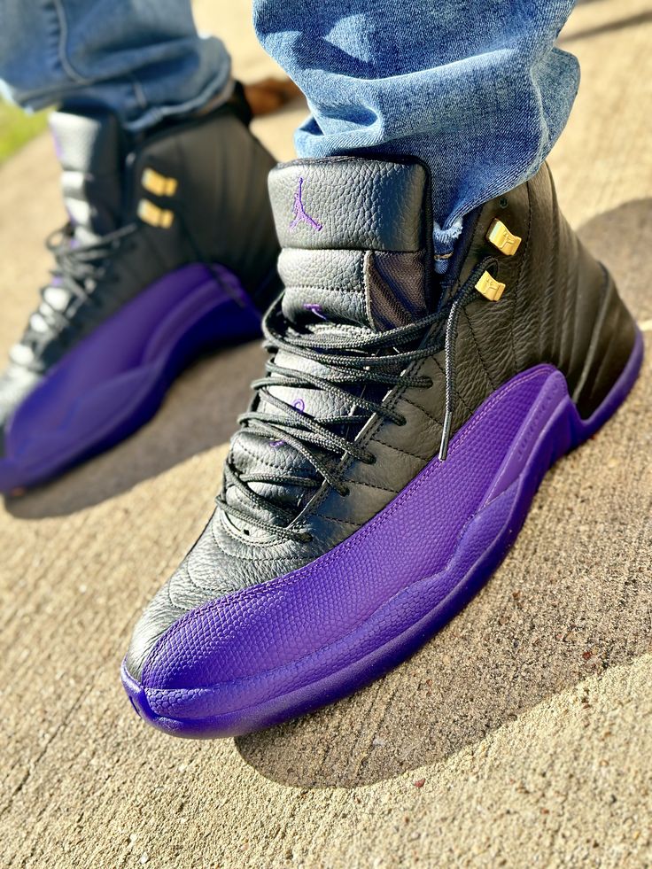 NK® Air JRDN 12 Retro "Field Purple/Black"
