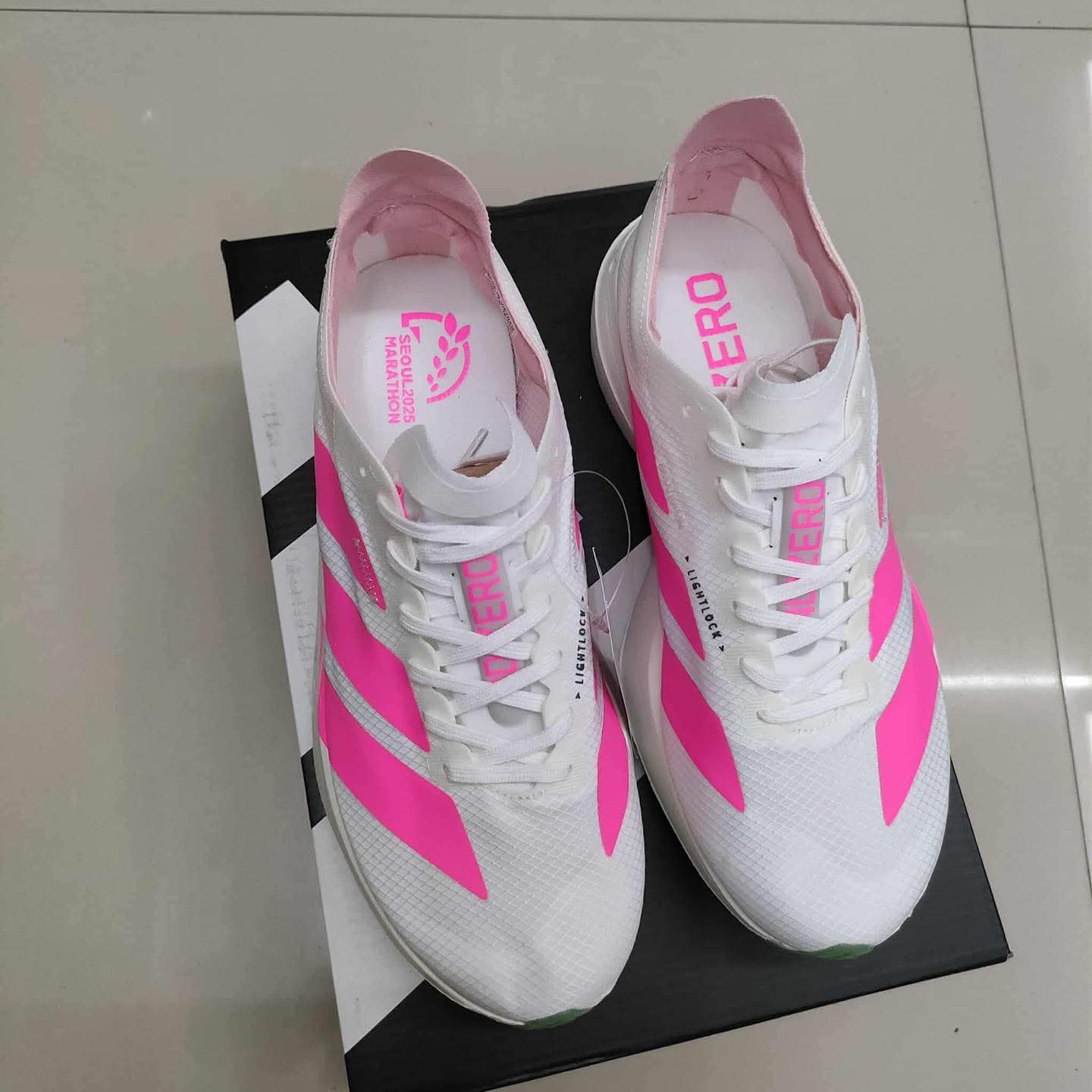 ADS® Adizero Adios Pro 4 "Cloud White / Lucid Pink"