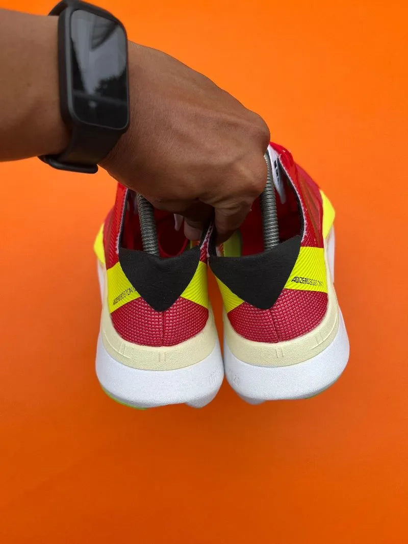 ADS® Adizero Boston 12 "Solar Red / Lucid Lemon"