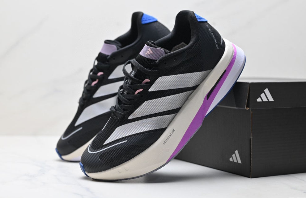 ADS® Adizero Boston 12 "Black / Silver Metallic"