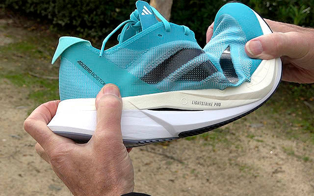 ADS® Adizero Boston 12 "Lucid Blue / Core Black"