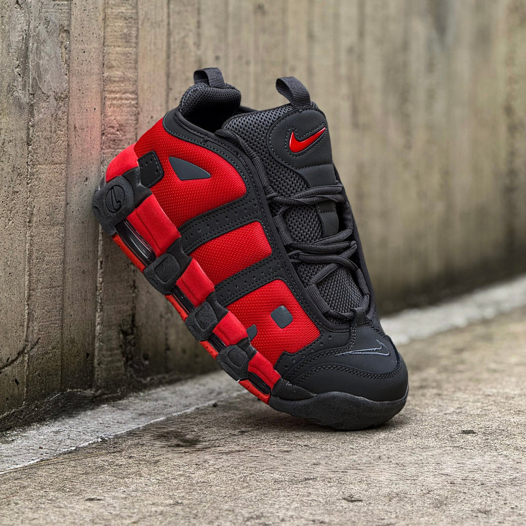 NK® Air More Uptempo "Black / Red"