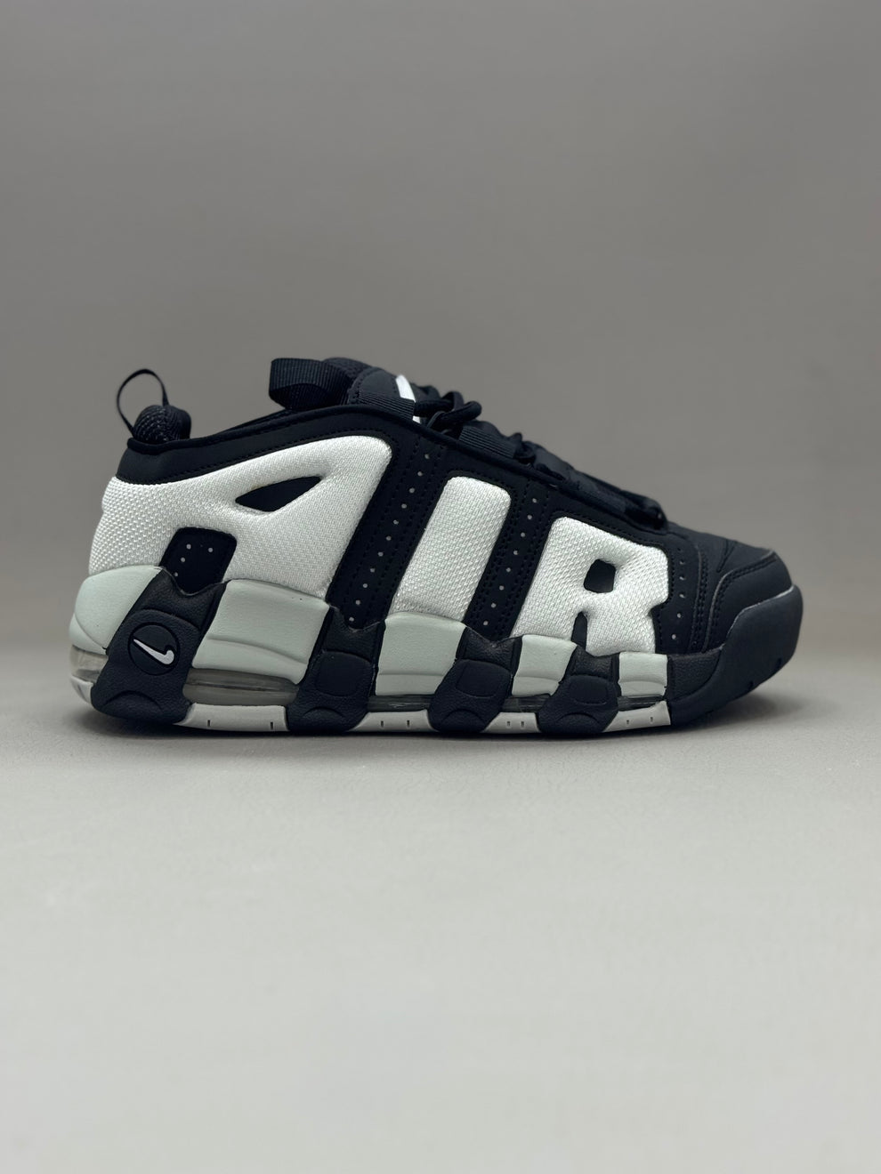 NK® Air More Uptempo "Black / White"