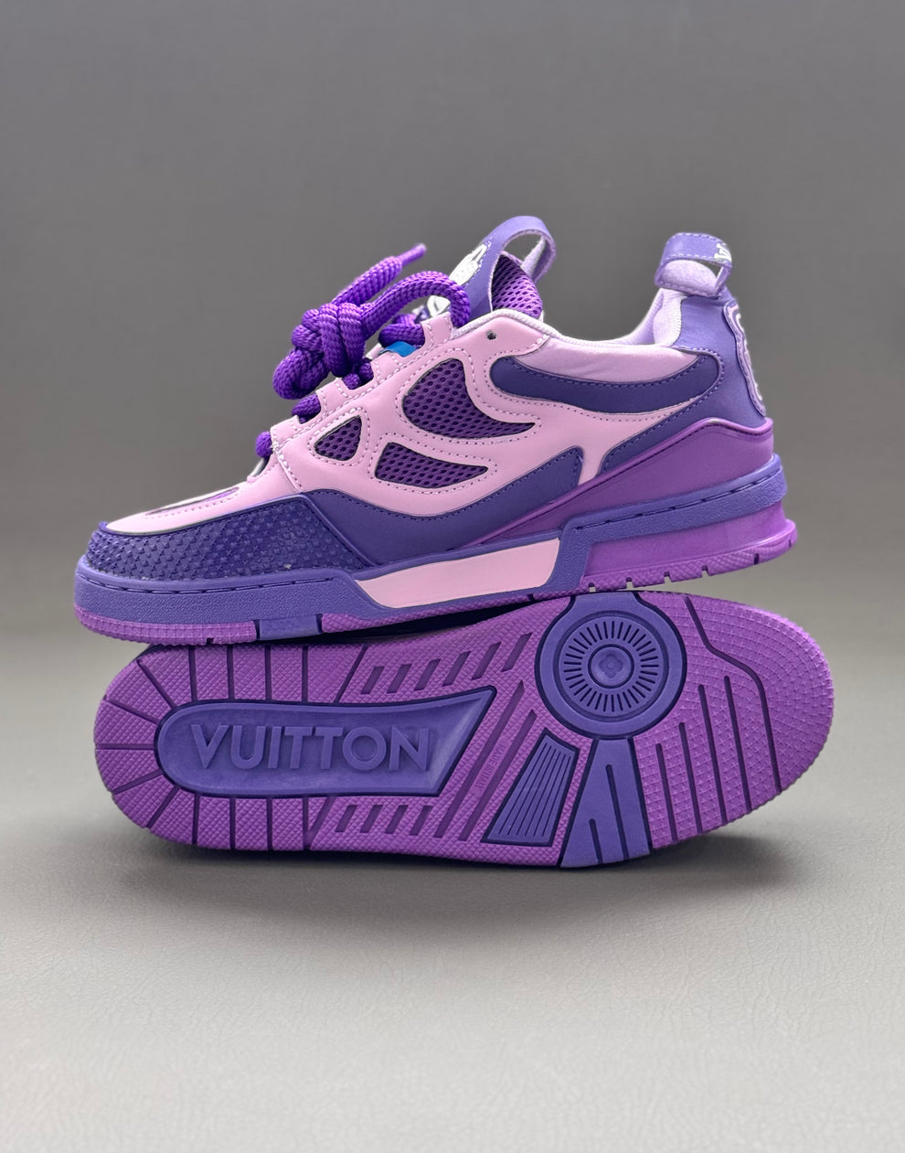 LV® Trainer Sneaker "Purple/Pink"