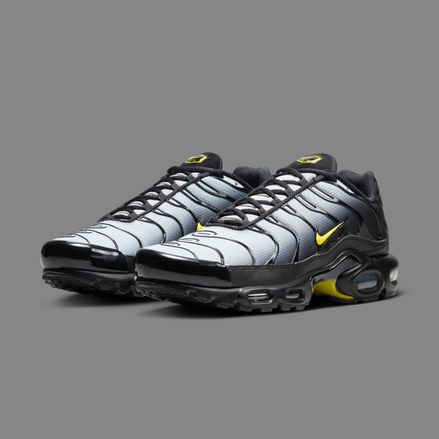 NK® Air Max Plus "Gray / Opti Yellow"
