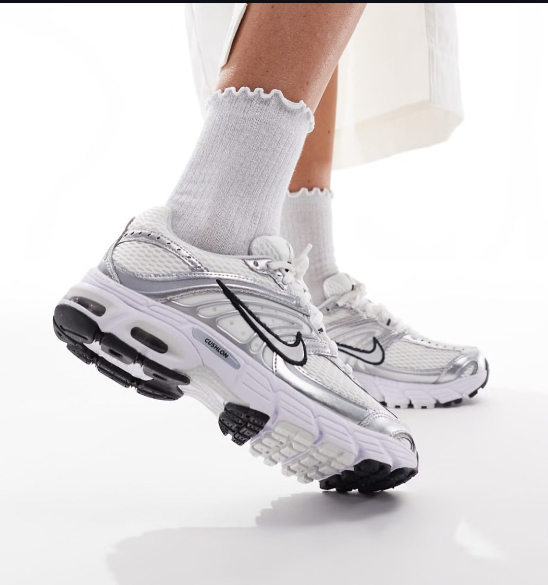 NK® Air Max Moto 2K "White Metallic Silver"
