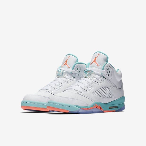JRDN® Air 5 Retro "Light Aqua"