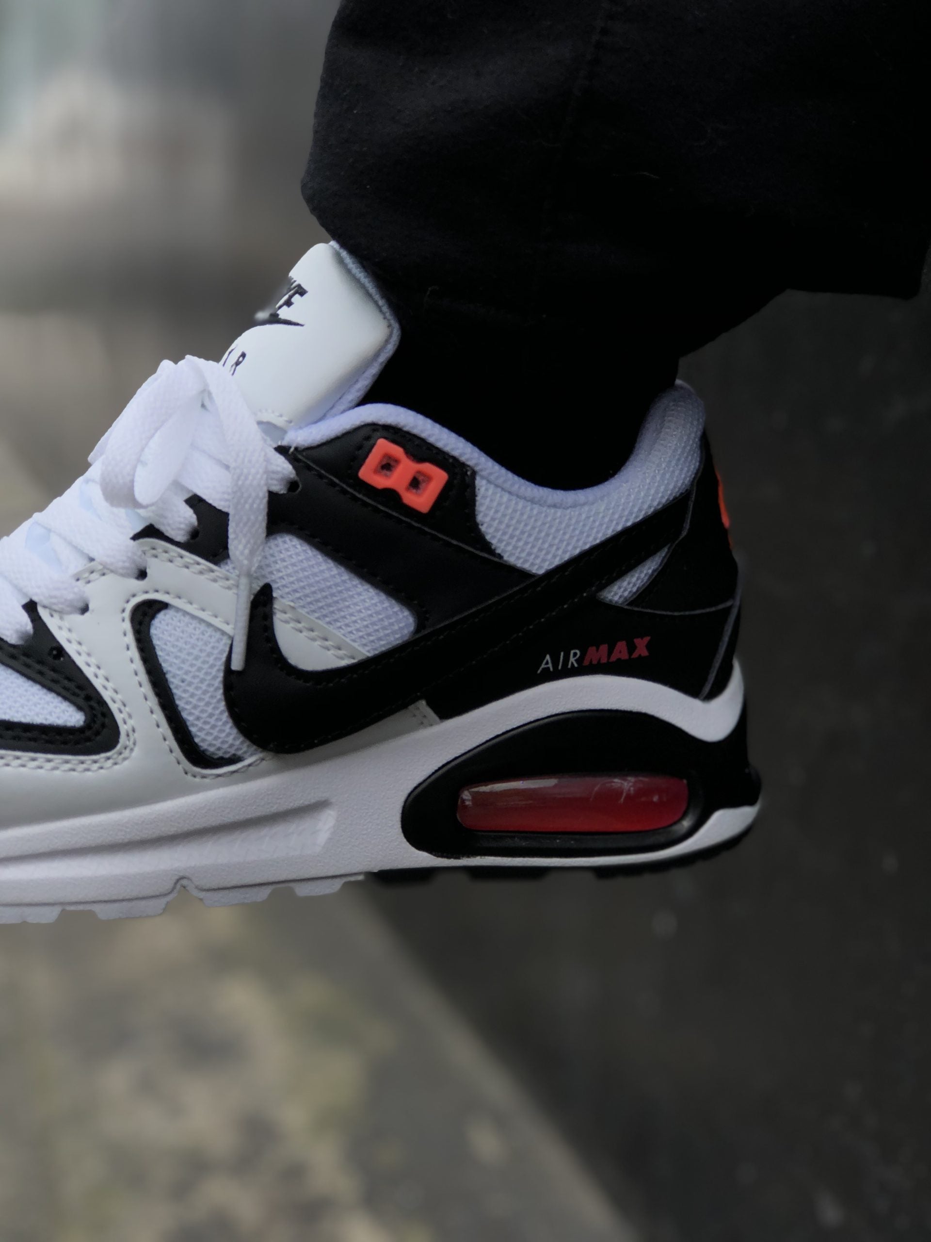 NK® Air Max Command "White / Black"