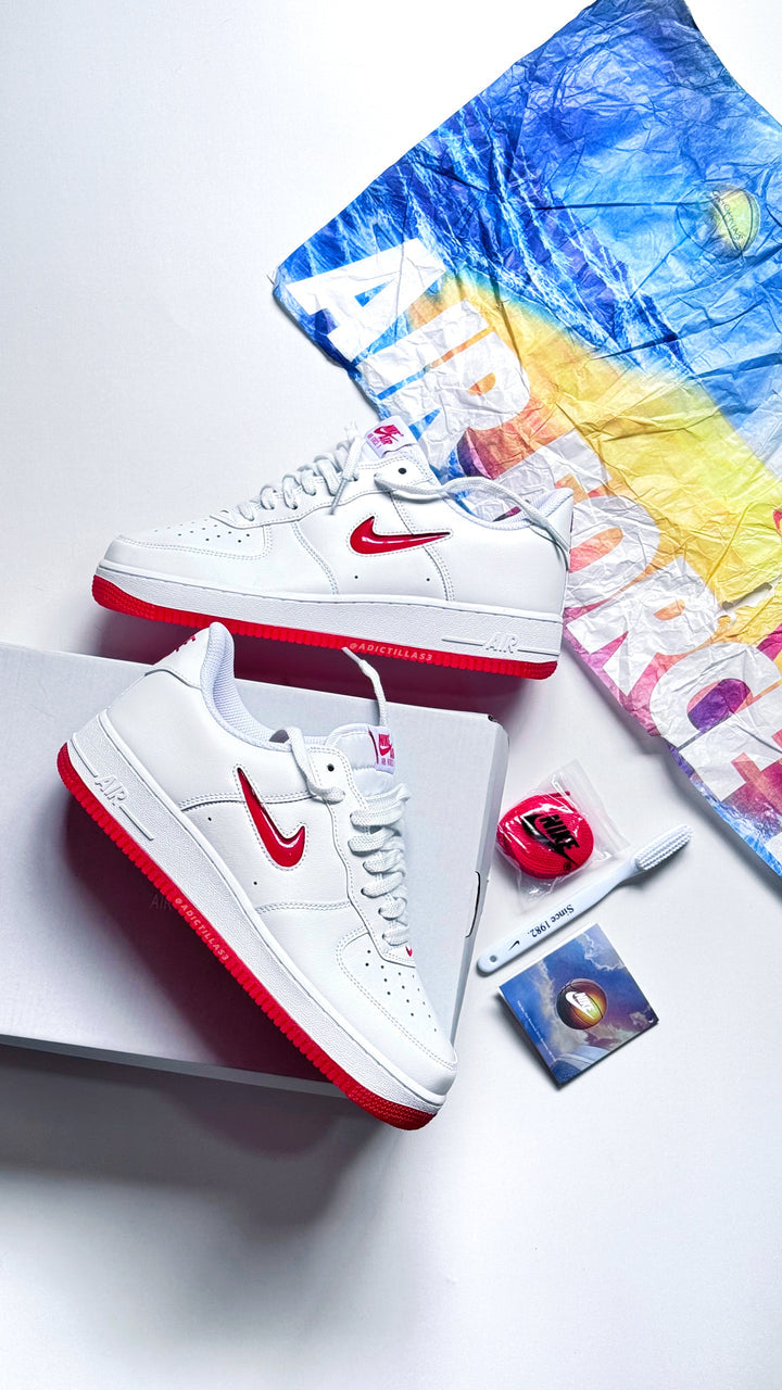NK® AirForce 1 Low Color of the Month RED