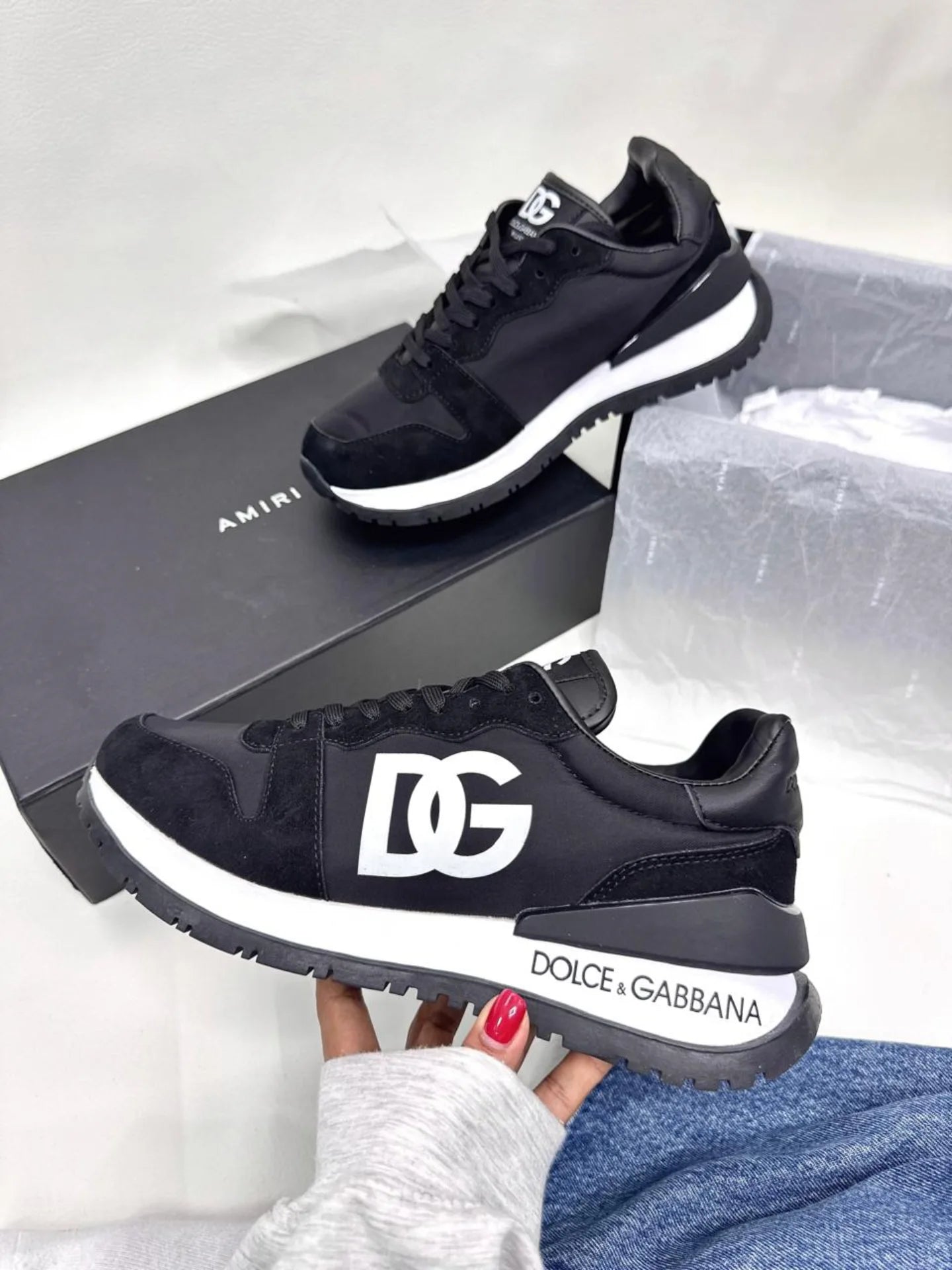 DG® Daymaster Sneaker (Black & White Sole)