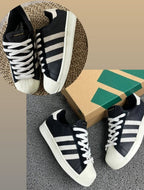 ADS® Superstar "Core Black / Hairy Suede"