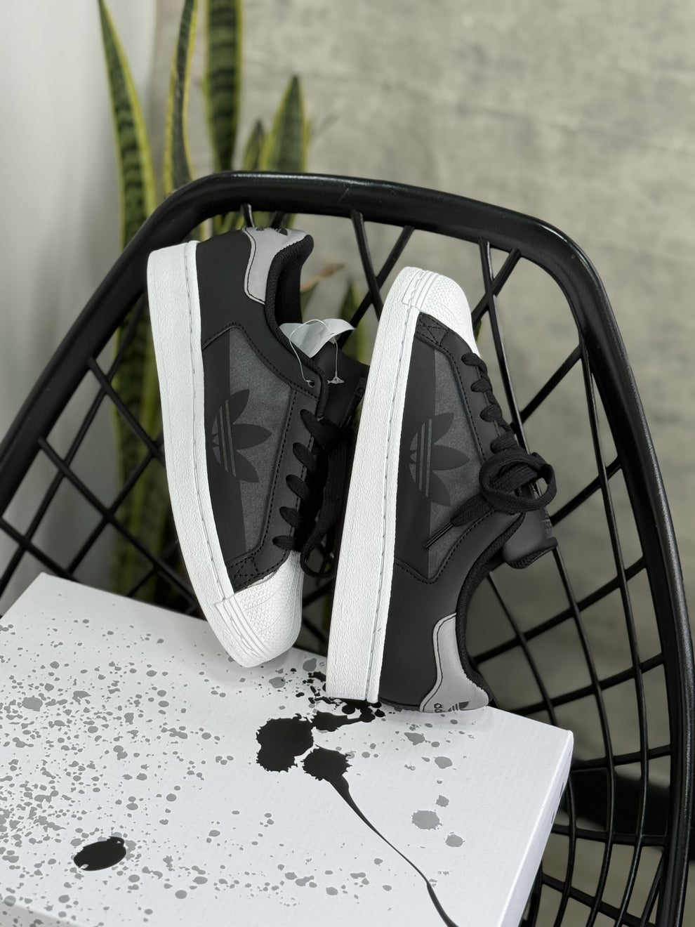 ADS® Superstar "Black Reflective Trefoil"