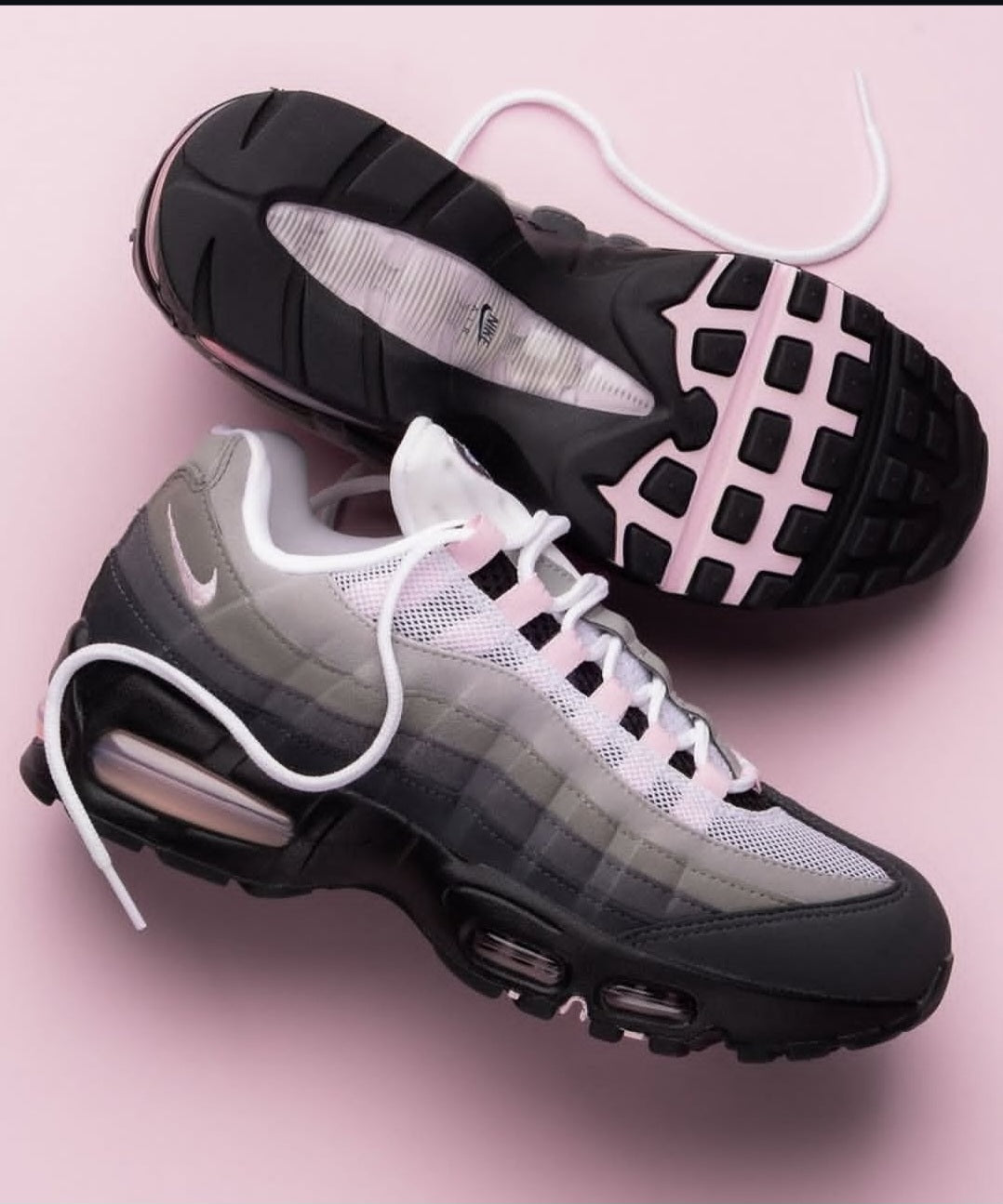 NK® Air Max 95 "Gunsmoke Pink Foam"