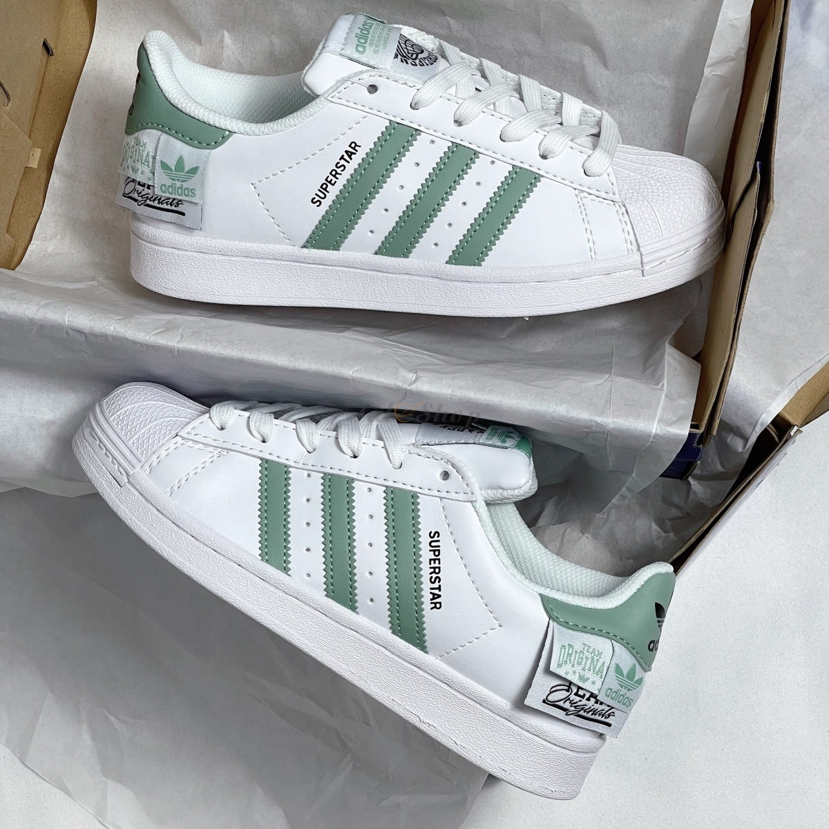 ADS® Superstar "White / Silver Green"