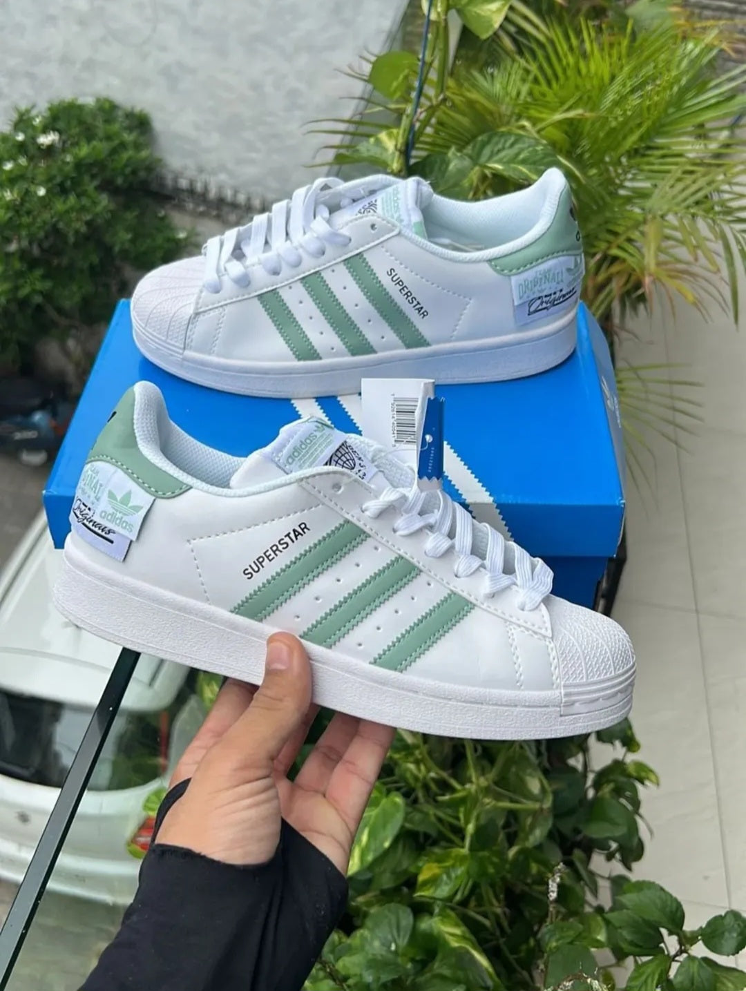 ADS® Superstar "White / Silver Green"