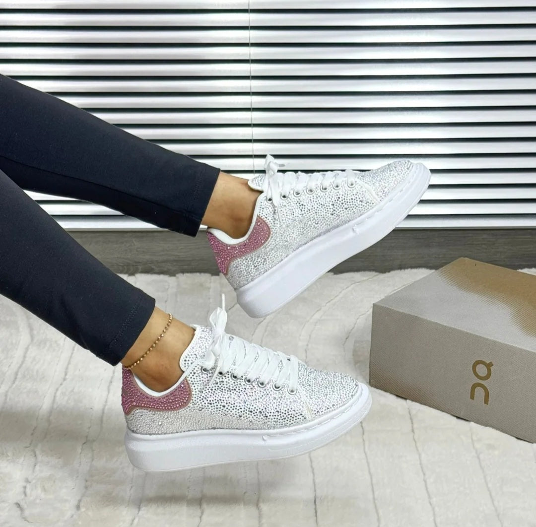 ALEXANDER MCQ® Oversized Sneaker Pink "Crystal".