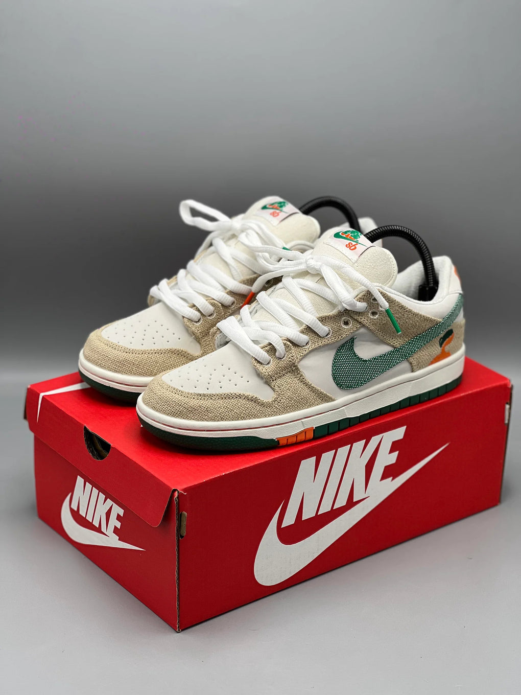 NK® SB Dunk Low "Phantom / Safety Orange"