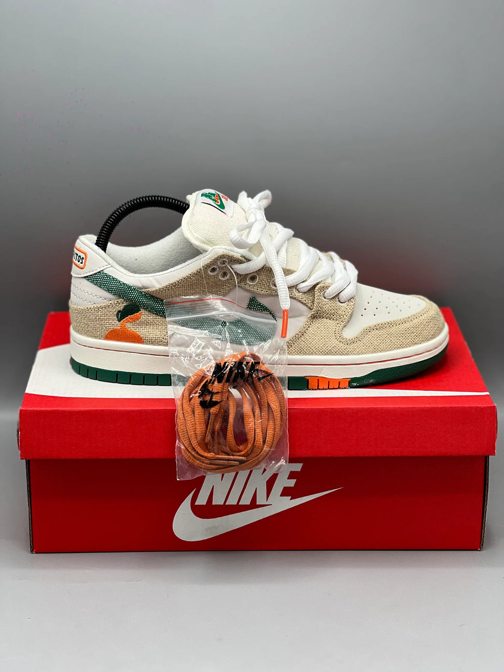 NK® SB Dunk Low "Phantom / Safety Orange"