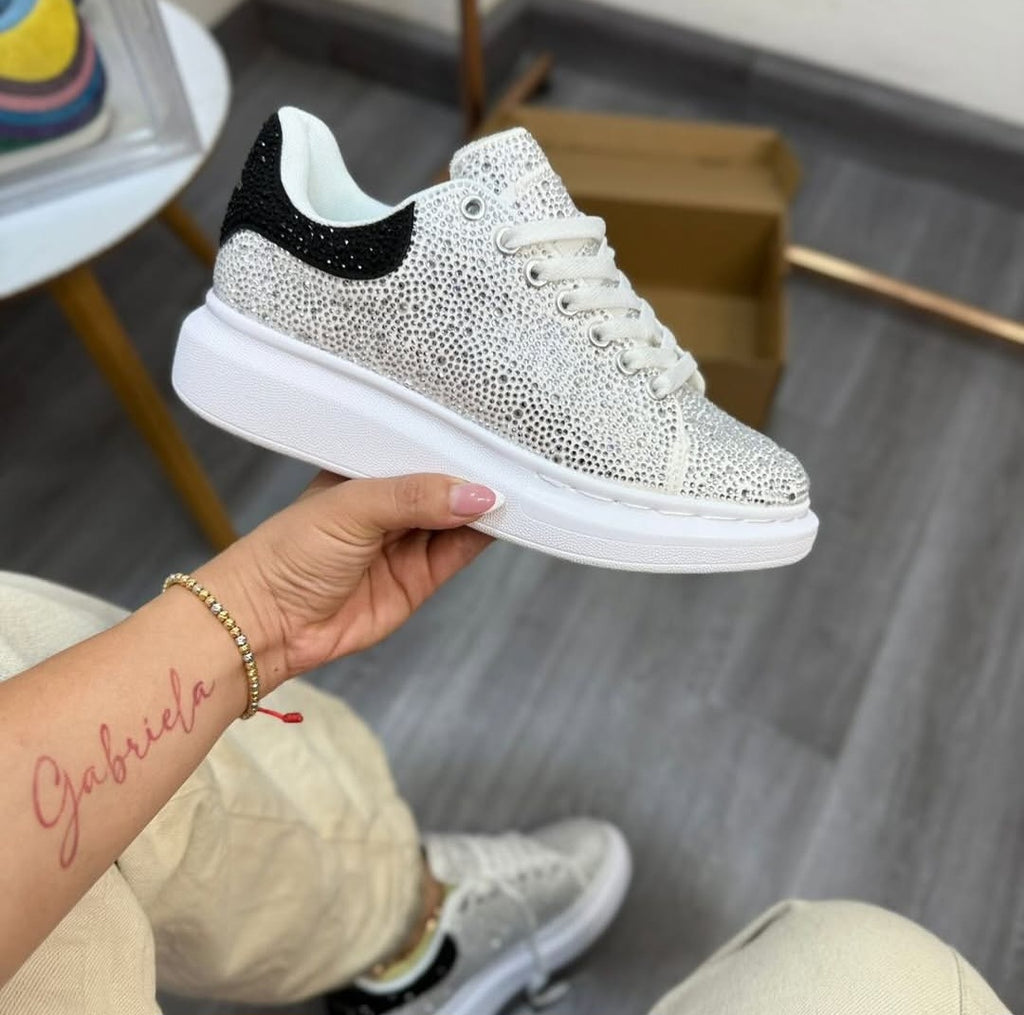 ALEXANDER MCQ® Oversized Sneaker "Crystal".