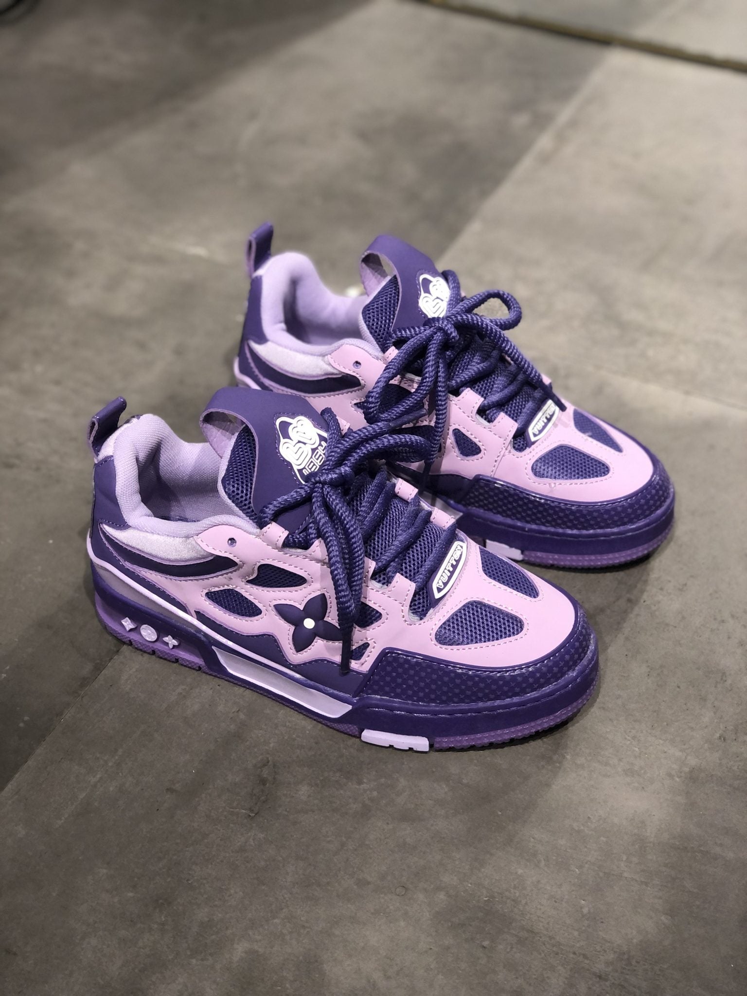 LV® Trainer Sneaker "Purple/Pink"