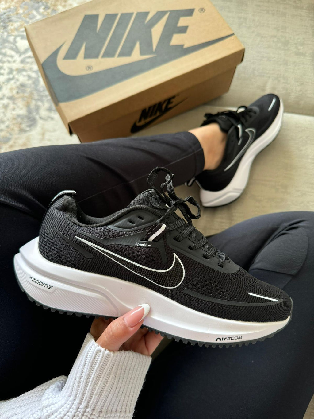 NK® Air Zoom Speed "Black / White"