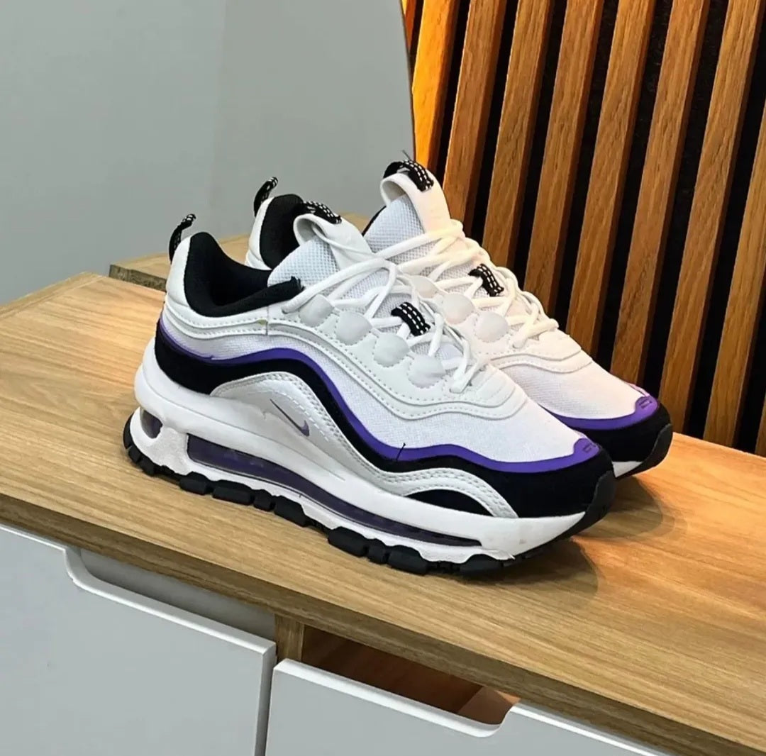 NK® Air Max 97 "White/Black/Purple"