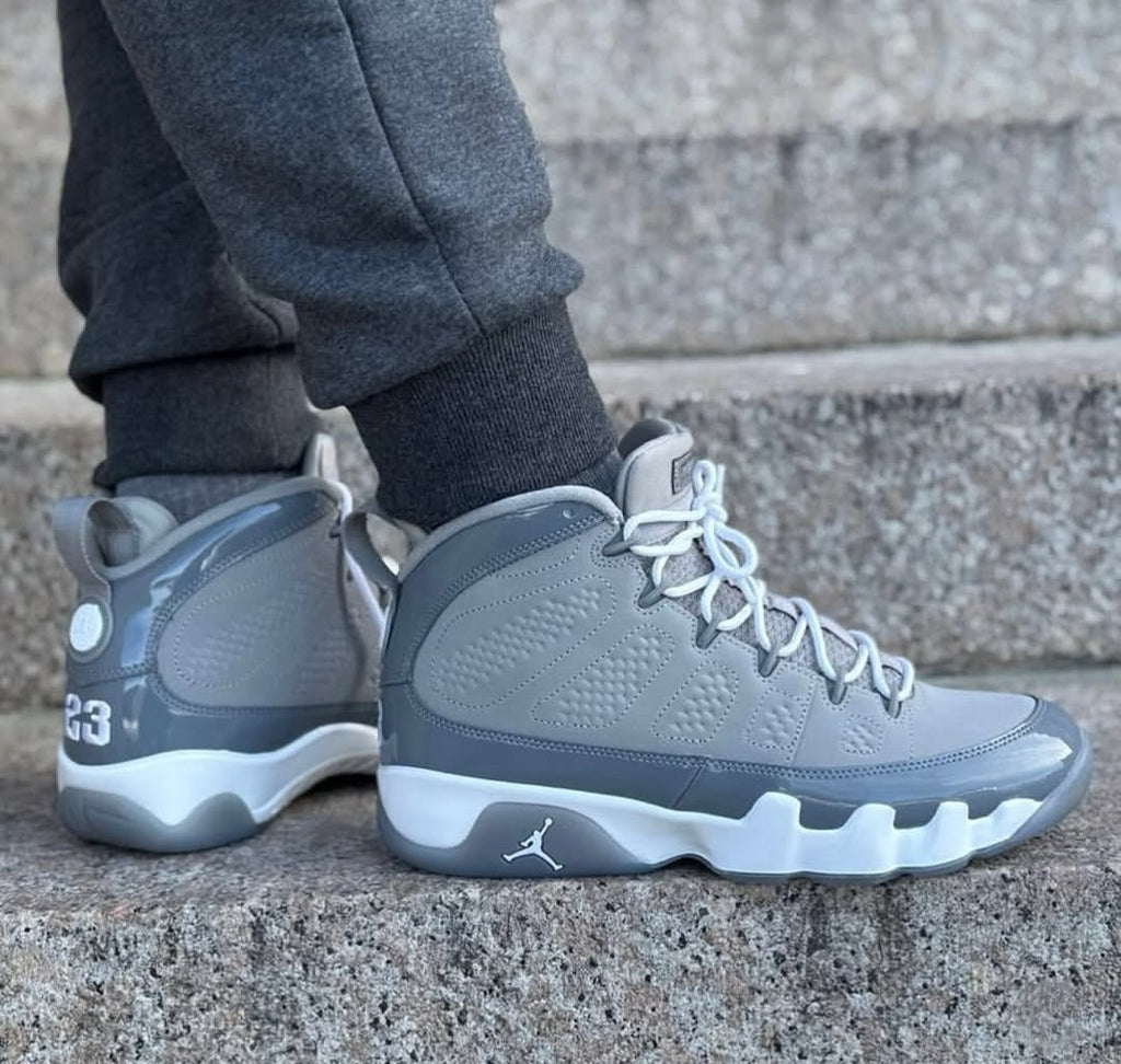 NK® Air JRDN 9 Retro "Cool Grey" "Medium Grey/Cool Grey-White"