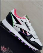RBK® Classic Leather "White/Black/Pink/Green