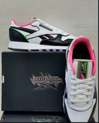 RBK® Classic Leather "White/Black/Pink/Green