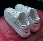 ALEXANDER MCQ® Oversized Sneaker "White/Black Heel"