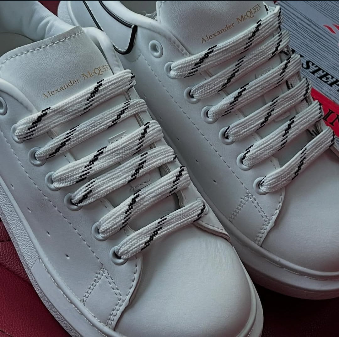 ALEXANDER MCQ® Oversized Sneaker "White/Black Heel"