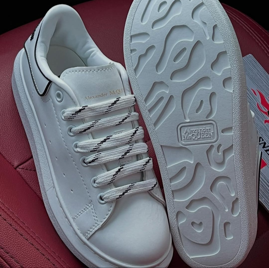 ALEXANDER MCQ® Oversized Sneaker "White/Black Heel"