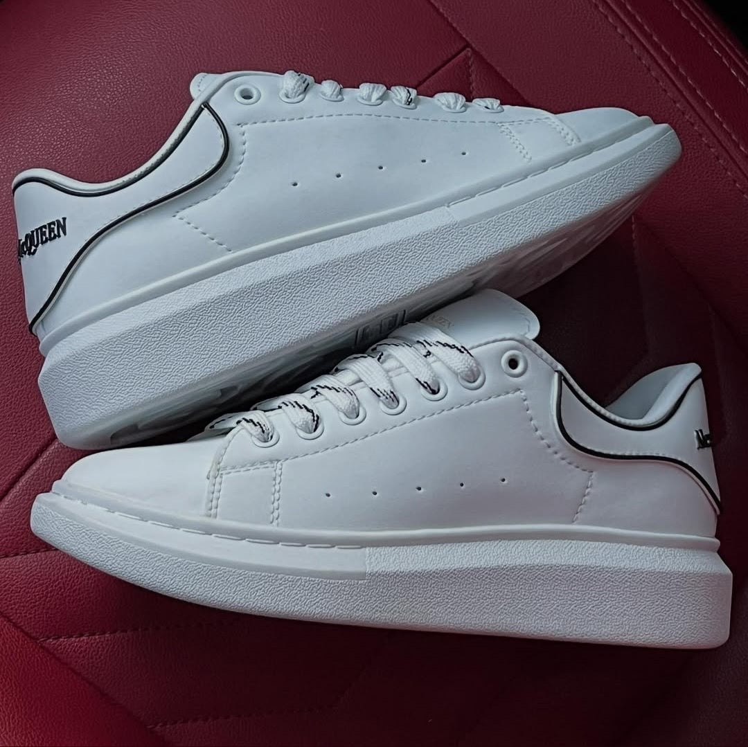 ALEXANDER MCQ® Oversized Sneaker "White/Black Heel"