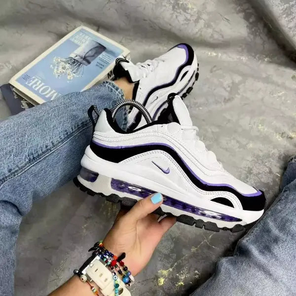 NK® Air Max 97 "White/Black/Purple"