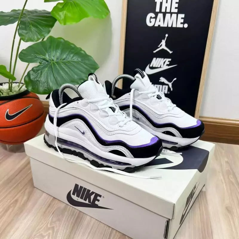 NK® Air Max 97 "White/Black/Purple"